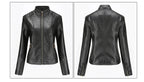 Women's motorcycle leather jacket