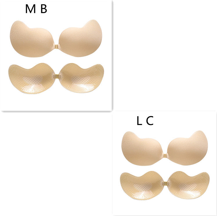 Invisible Push Up Bra Backless Strapless Bra Seamless Front Closure Bralette Underwear