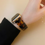 Stylish Multicolor Modern Oval Resin Shell Strap