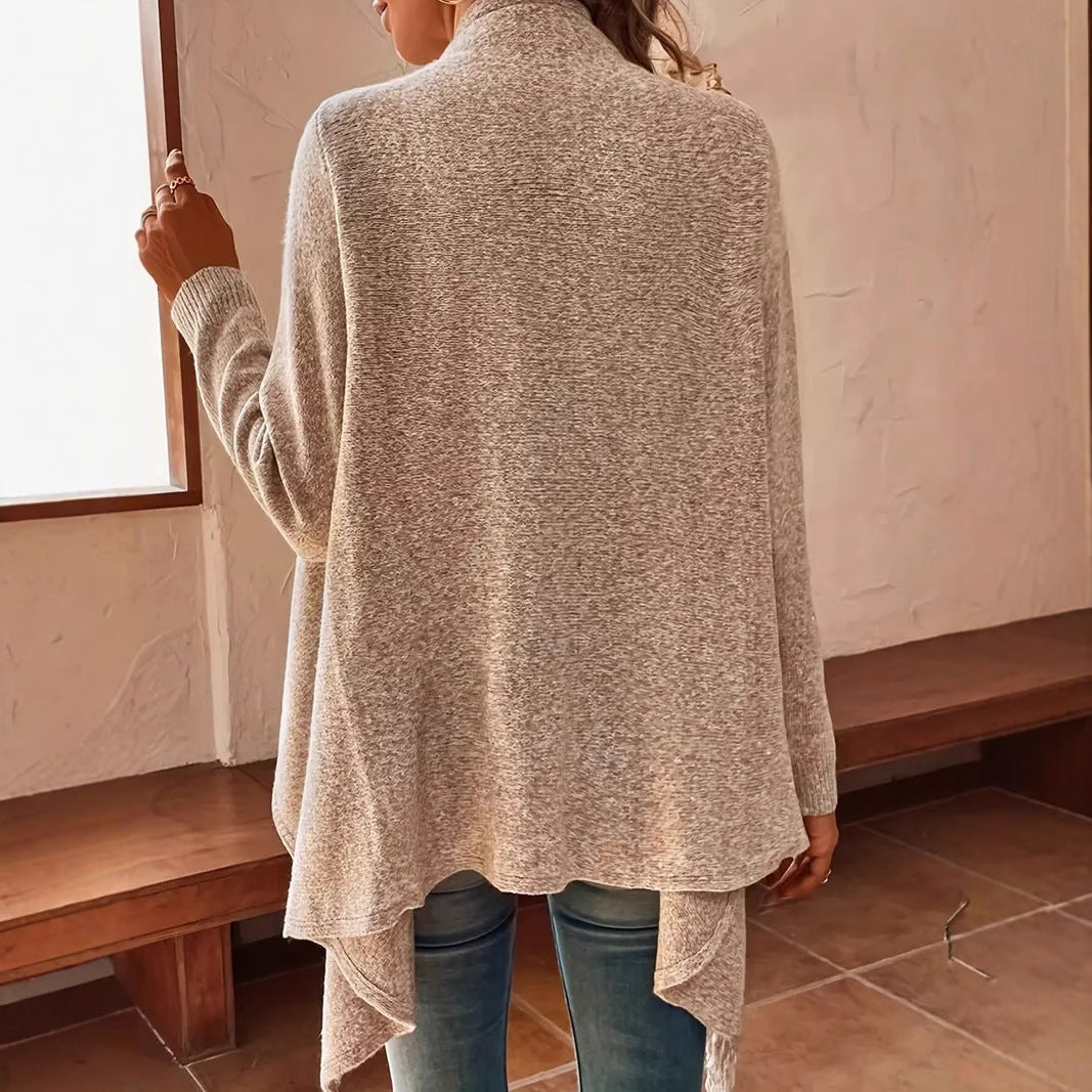 Autumn And Winter Loose Sweater Coat Plus Size